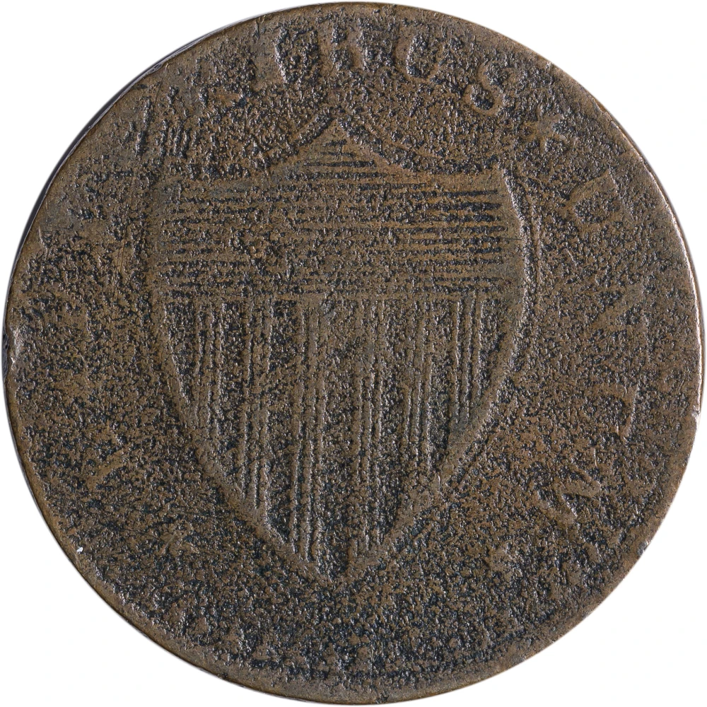 New Jersey. VF Details 1787 Copper