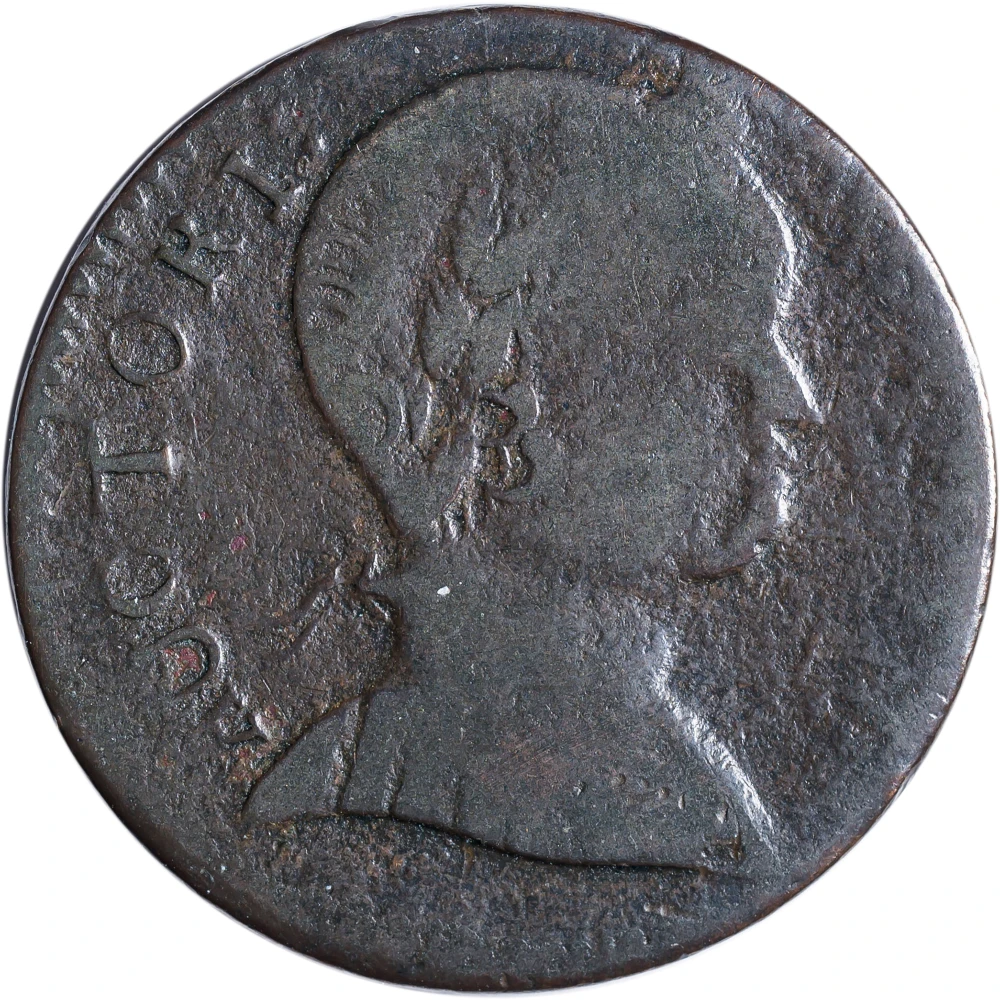Vermont. VF 1786 Baby Head Cent