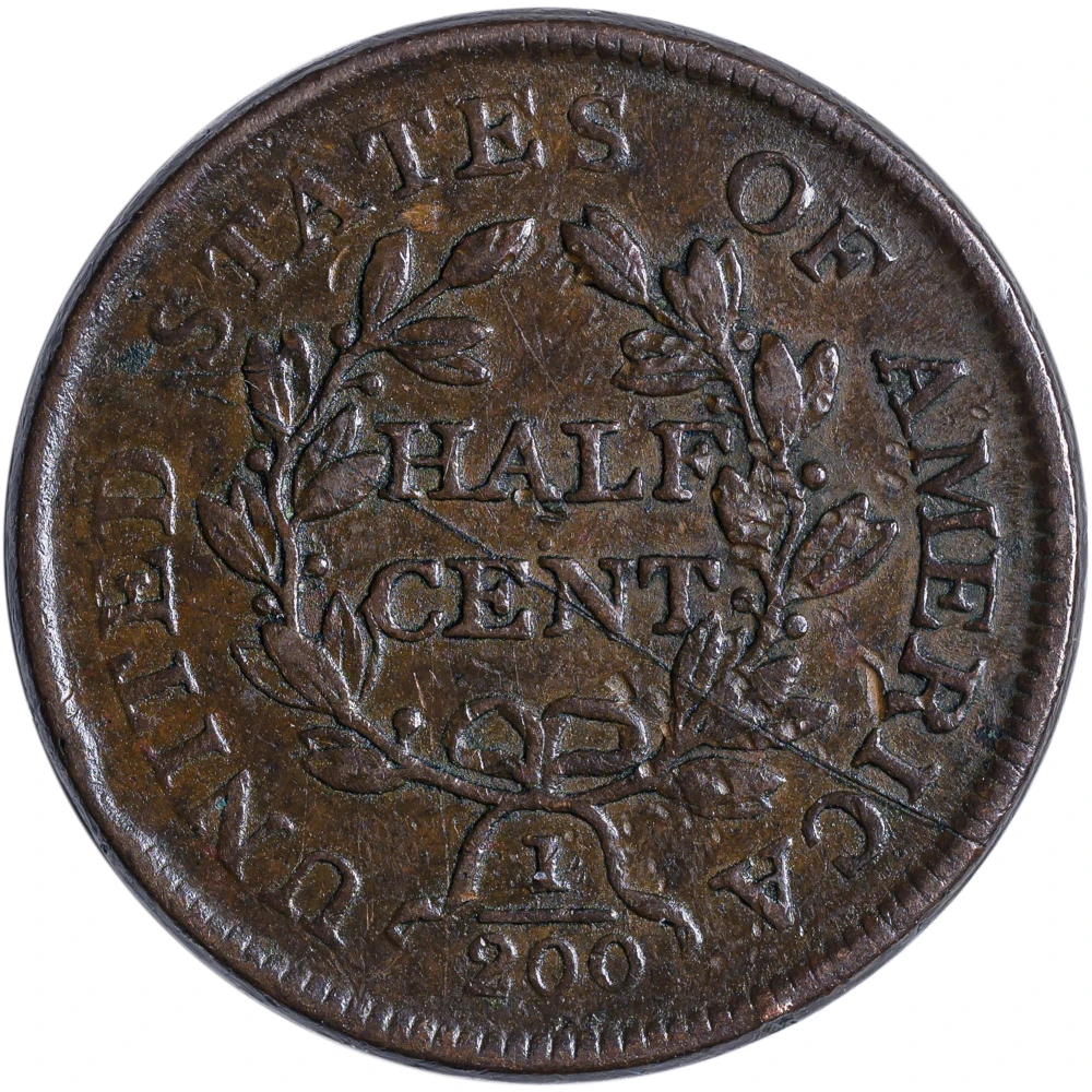 EF-40 Details 1804 Half Cent