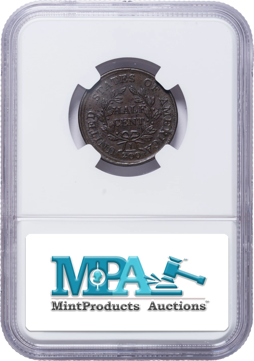 NGC UNC Details 1804 Half Cent