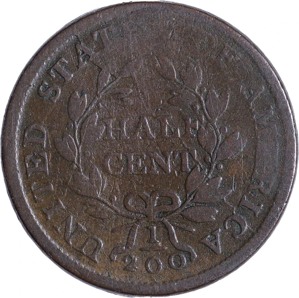 VG-8 1804 Spiked Chin Half Cent