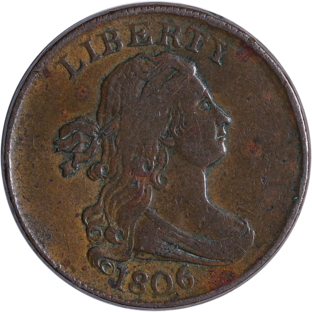 VF-30 1806 Half Cent