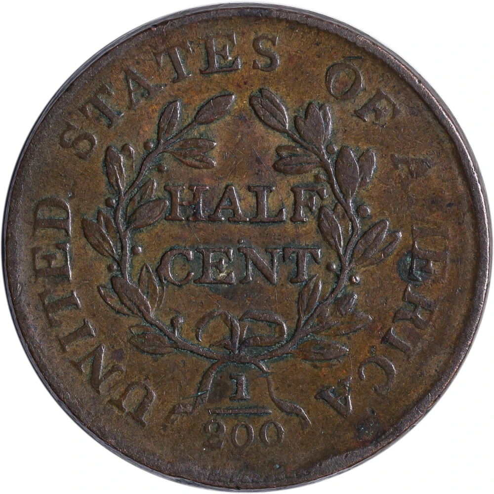 VF-30 1806 Half Cent