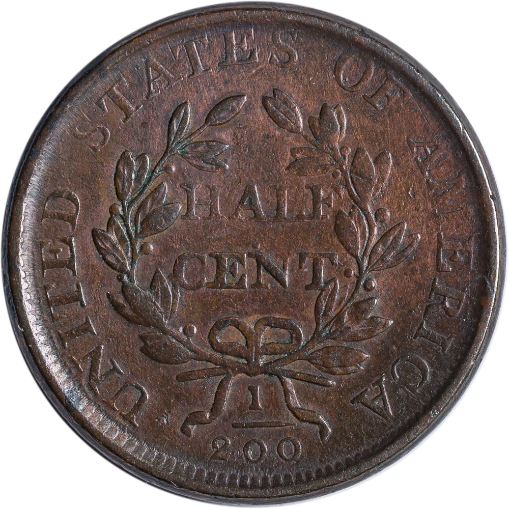 VF-30 1807 Half Cent