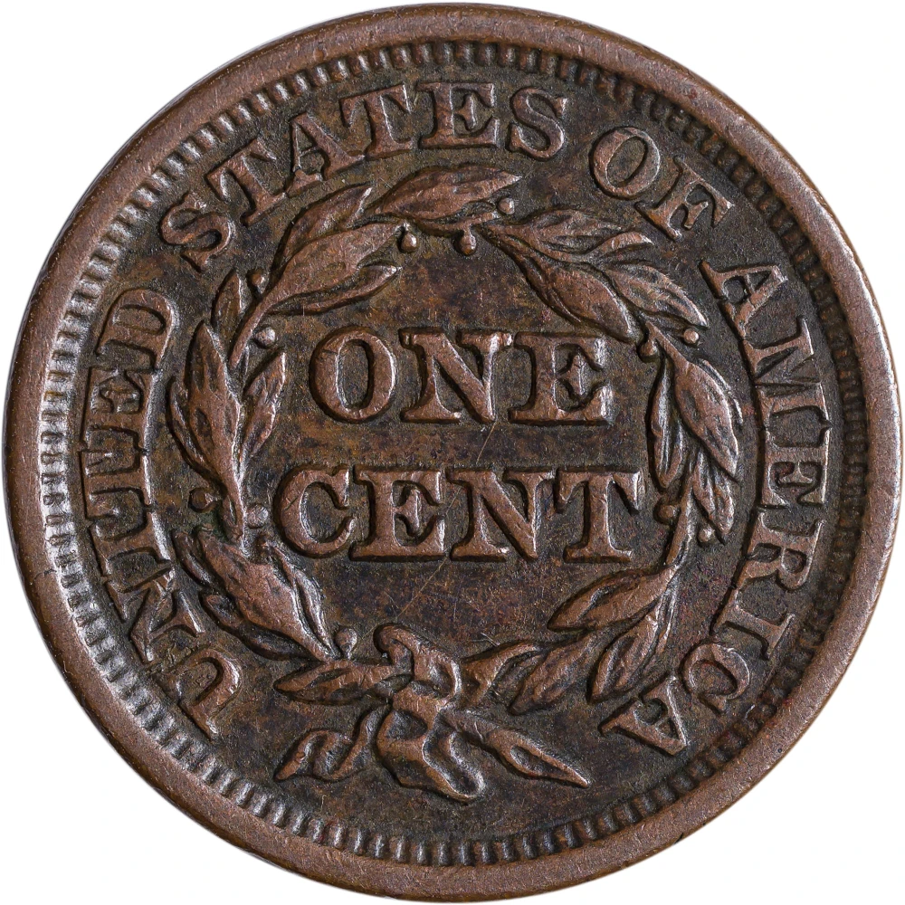 EF-40 1847 Large Cent
