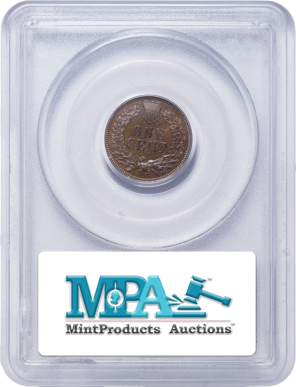 PCGS Proof-65 RB 1872 Indian Cent