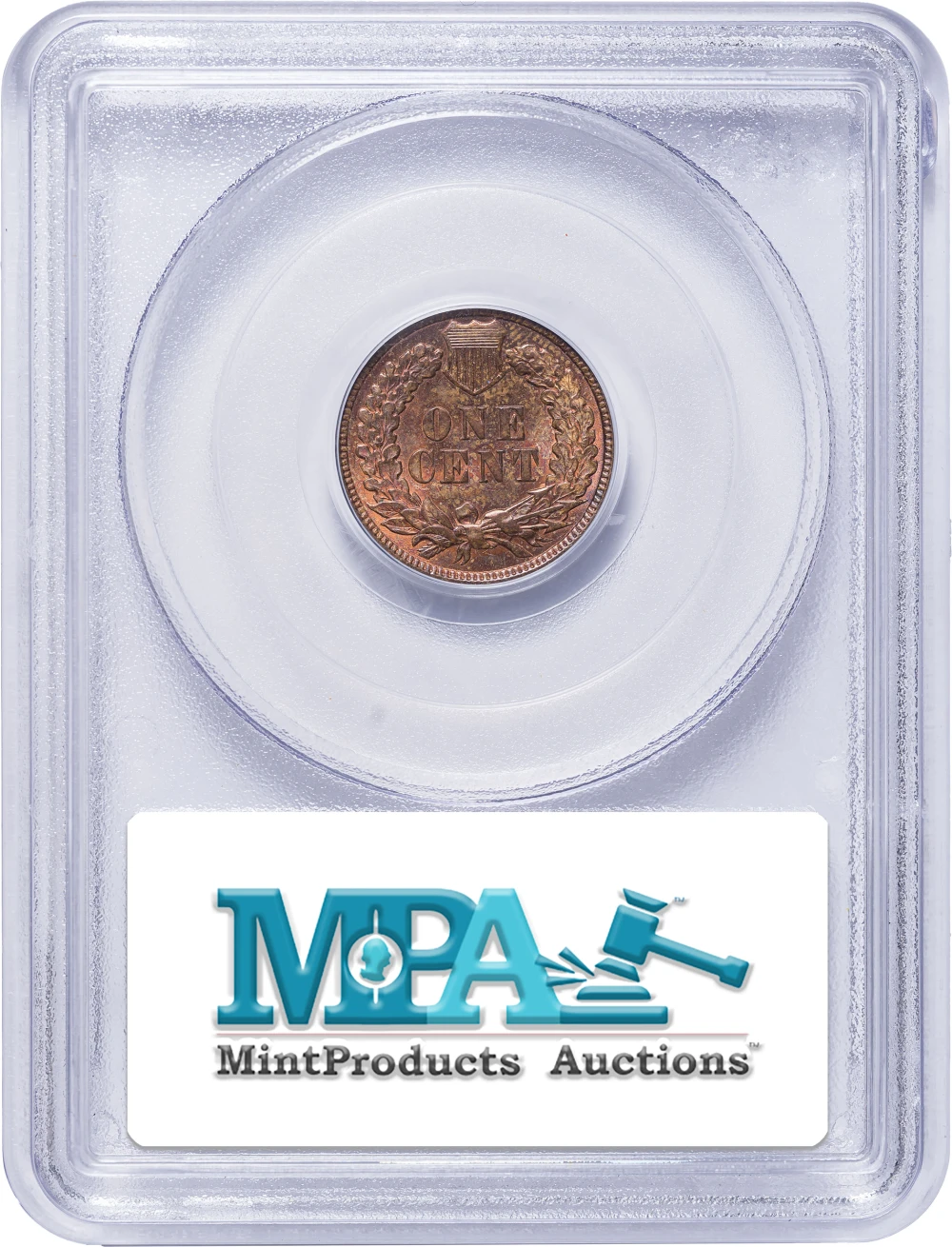 PCGS MS-64 RB CAC 1889 Indian Cent