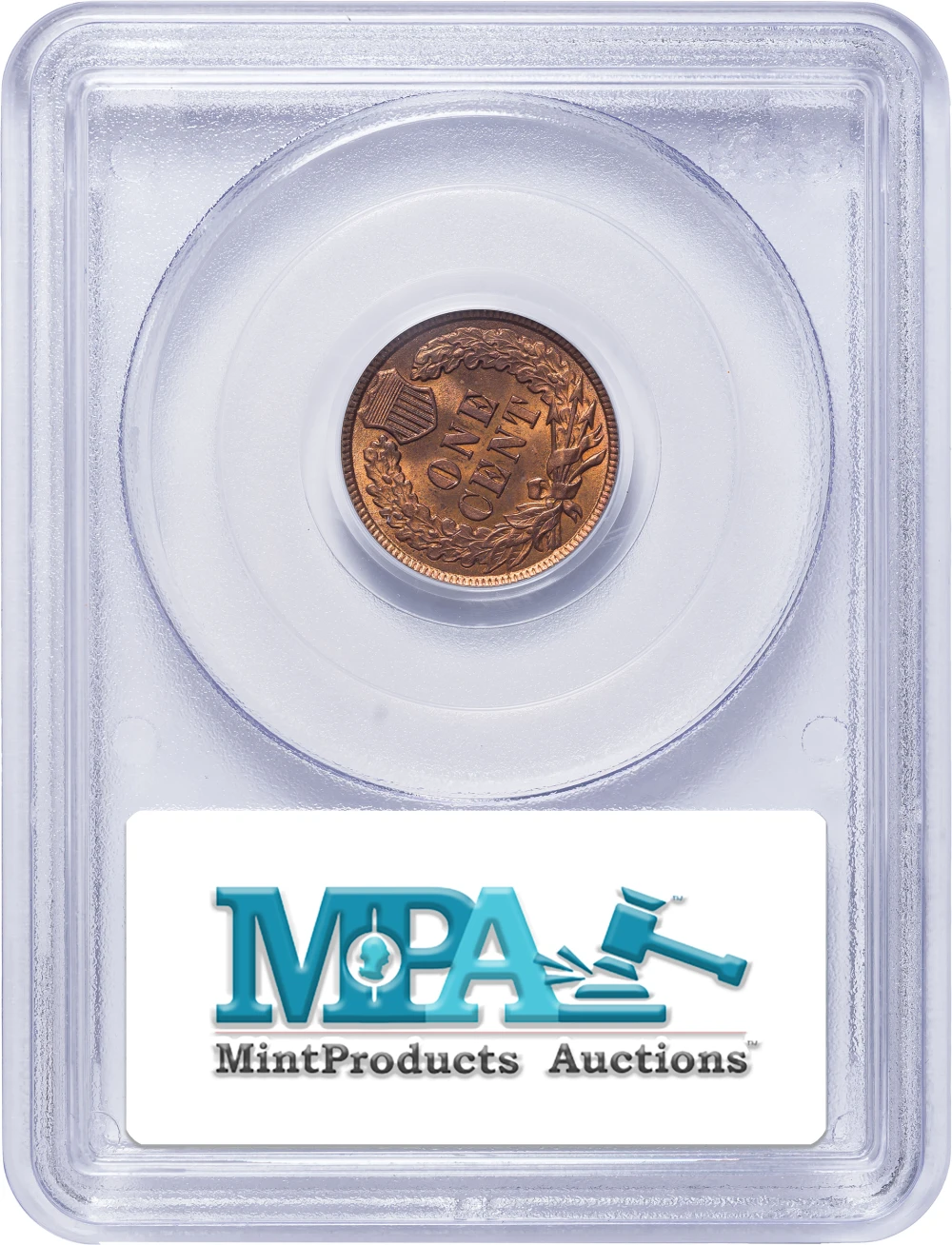 PCGS MS-64 RB CAC 1889 Indian Cent