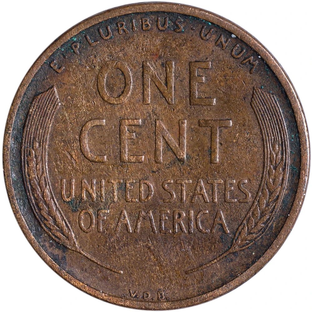 EF-40 Details 1909-S V.D.B. Lincoln Cent