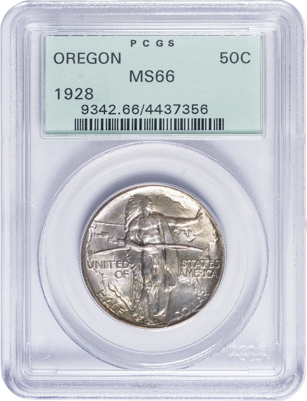 PCGS MS-66 1928 Oregon Trail Half Dollar