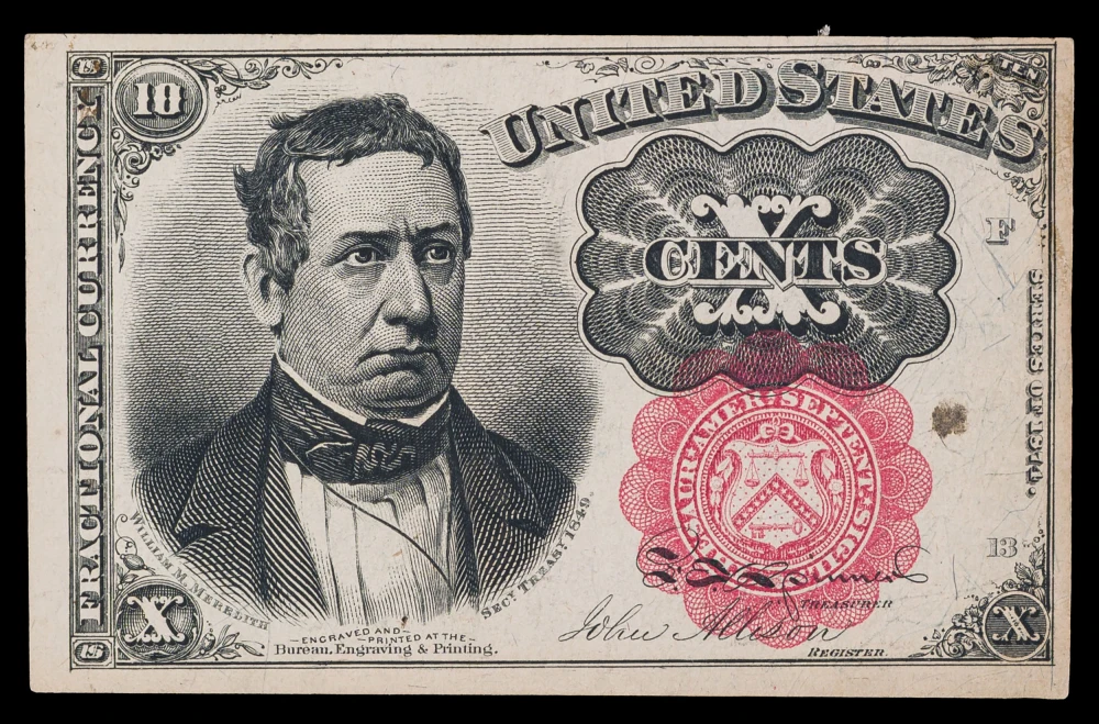 Fractional Currency. EF 1874 10-Cents