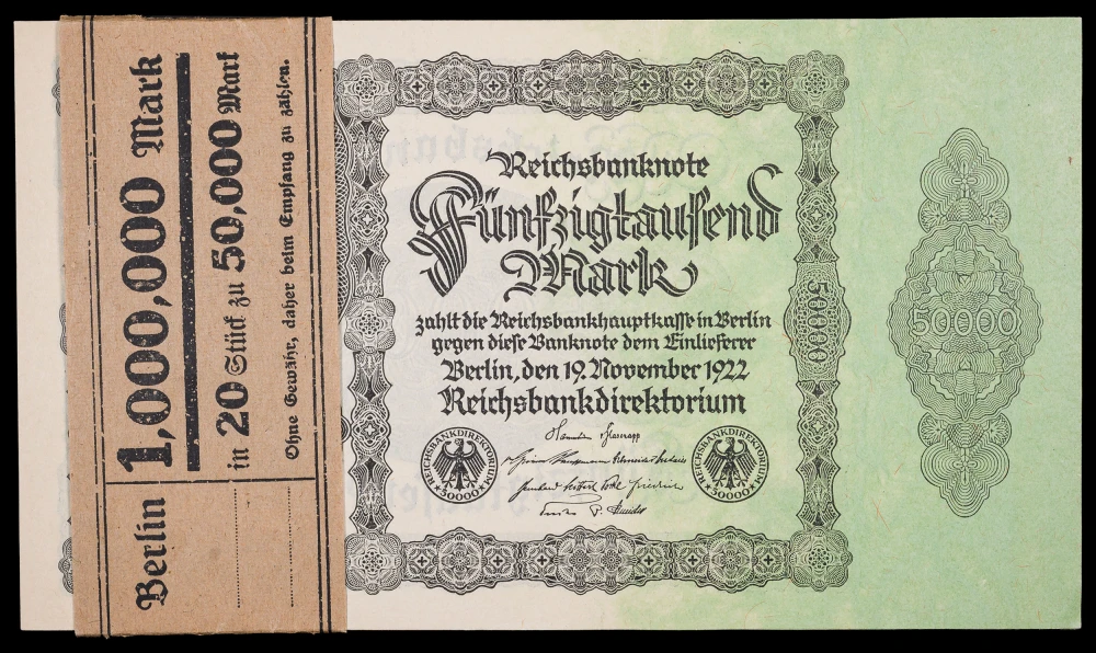 Original Pack Of German 1922 1,000,000 Marks