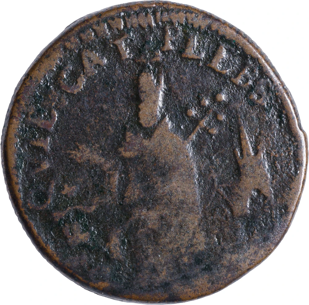 New Jersey. Fine (1672) St. Patrick Farthing