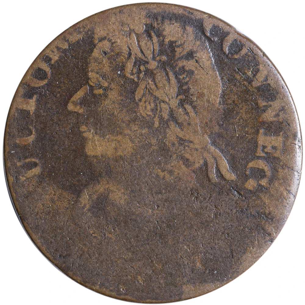 Connecticut. VG to Fine 1787 Copper