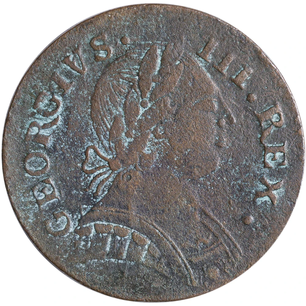 New York. VF-EF 1787 Machin's Mills Copper