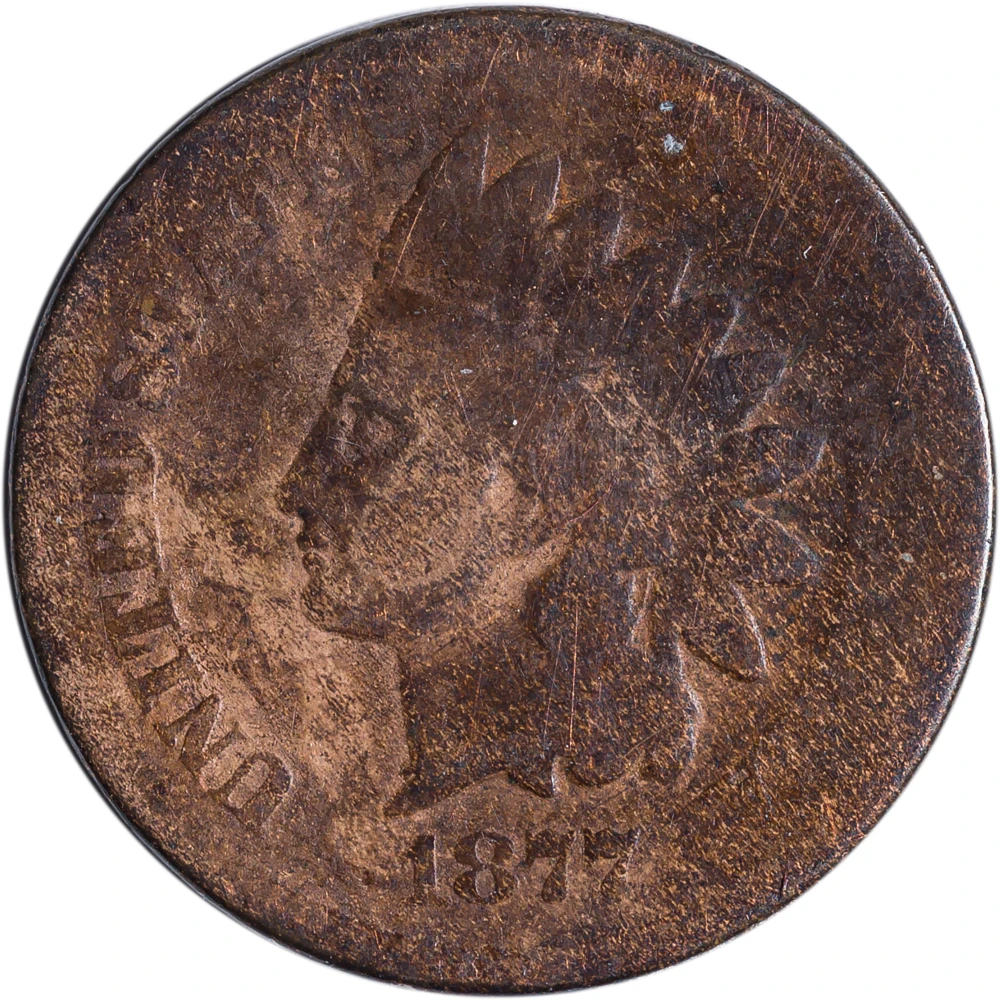 AG to Good Details 1877 Indian Cent