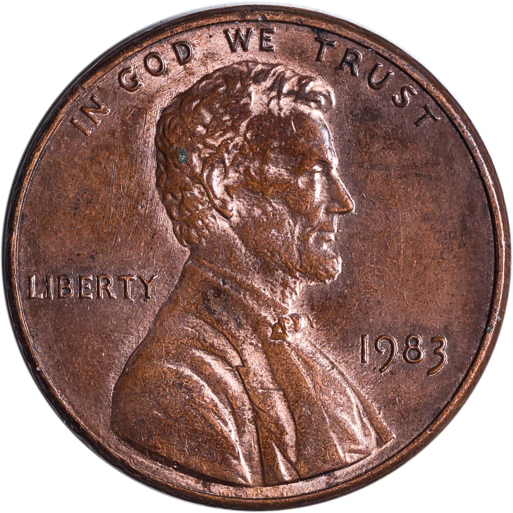 Choice AU 1983 Doubled Die Reverse Lincoln Cent