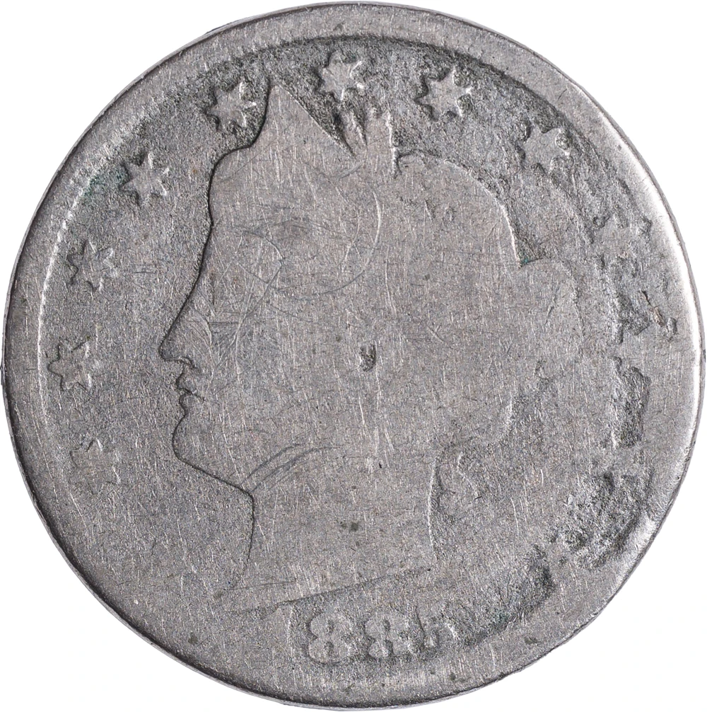 AG to Good Details 1885 Liberty Nickel
