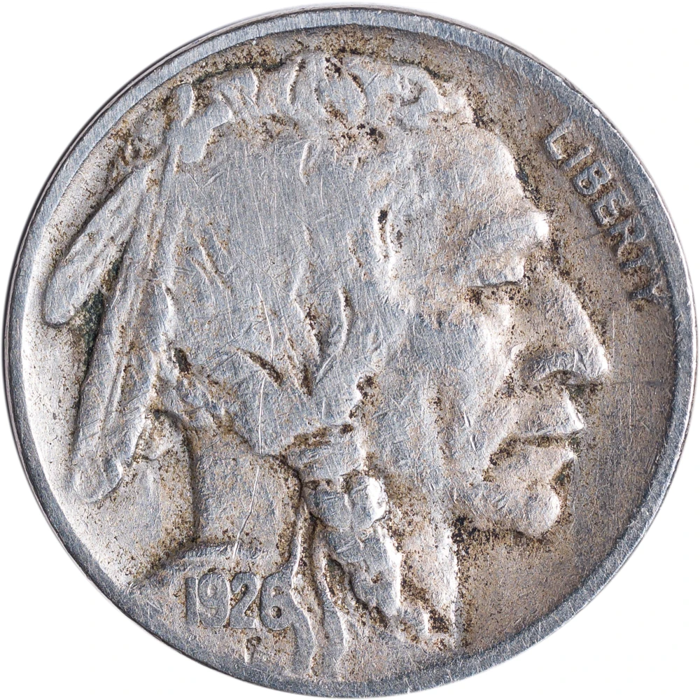 VF-20 1926-S Buffalo Nickel