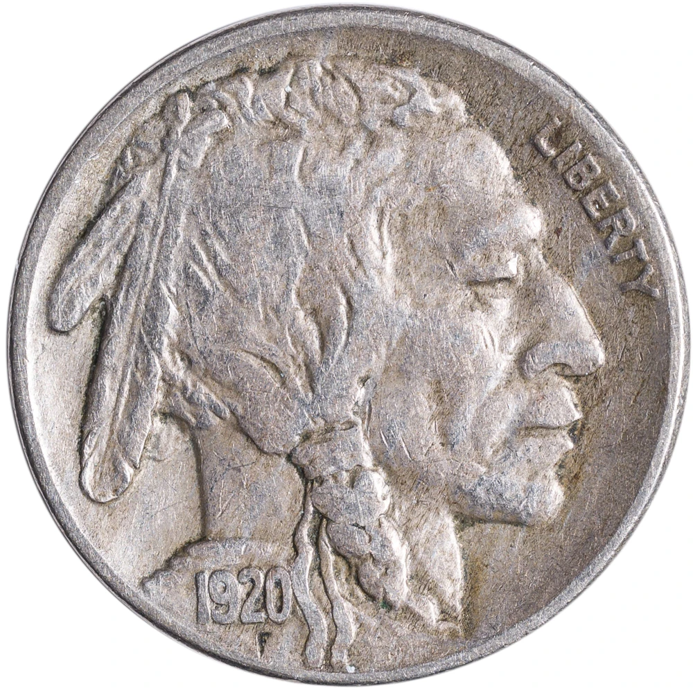 EF-40 1920-S Buffalo Nickel