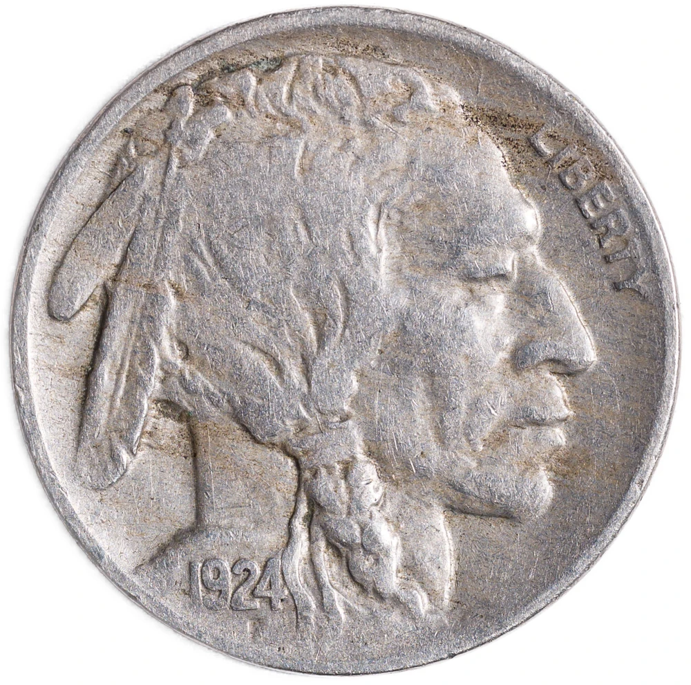 VF-20 1924-D Buffalo Nickel