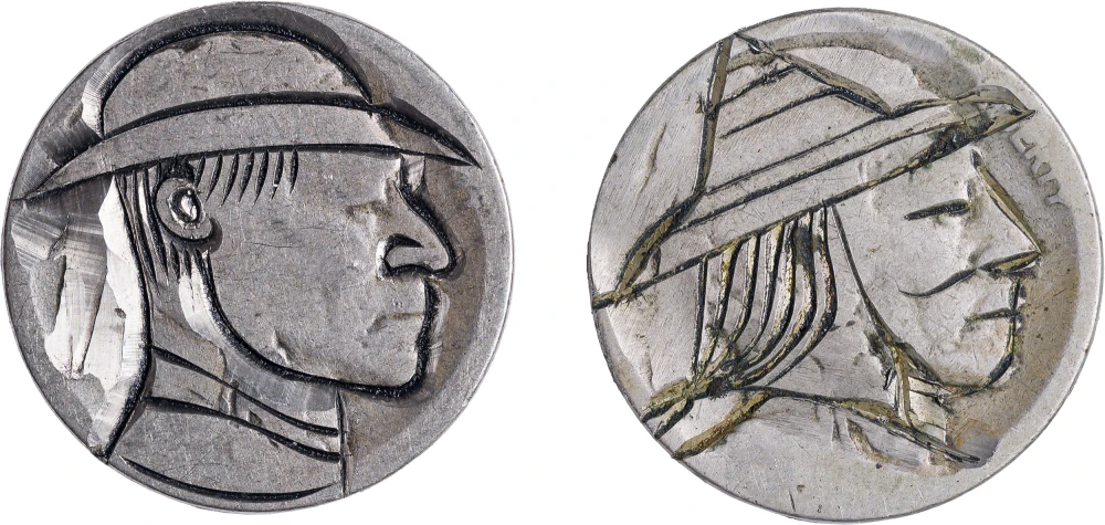 Later Day Hobo Nickel Pair