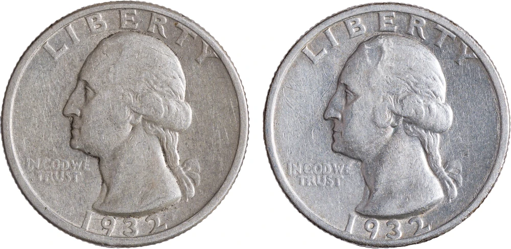 Key Date 1932-D and 1932-S Washington Quarter Duo