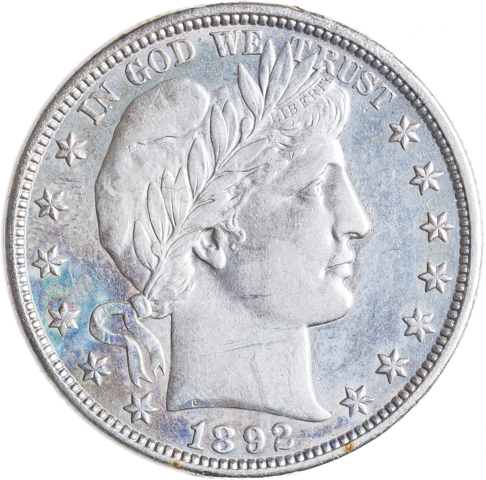 AU-58 Details 1892-O Half Dollar