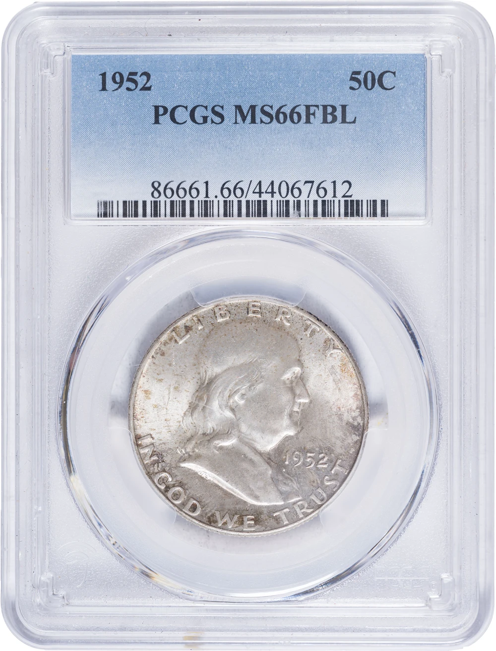 PCGS MS-66 FBL 1952 Half Dollar