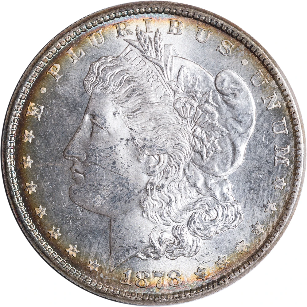 BU-62 1878 8 TF Morgan Dollar