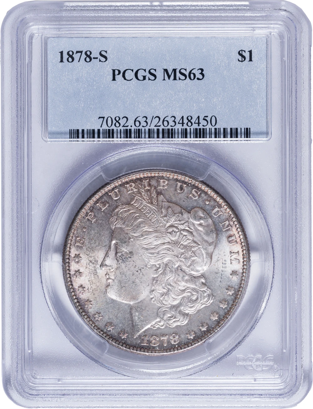 PCGS MS-63 1878-S Morgan Dollar