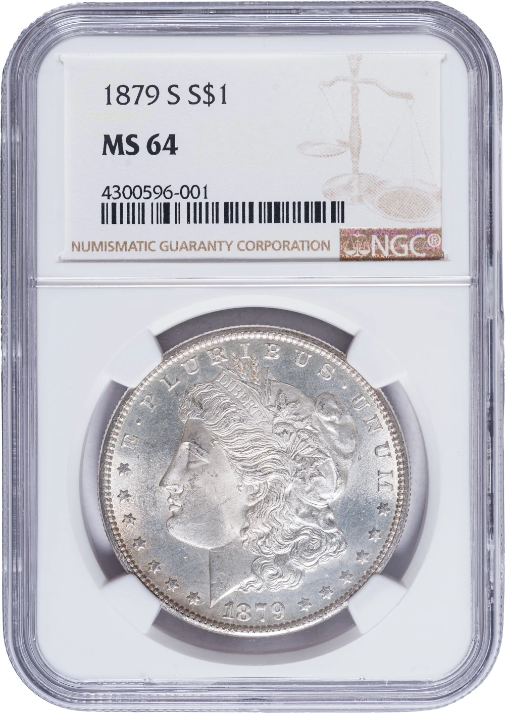 NGC MS-64 1879-S Morgan Dollar