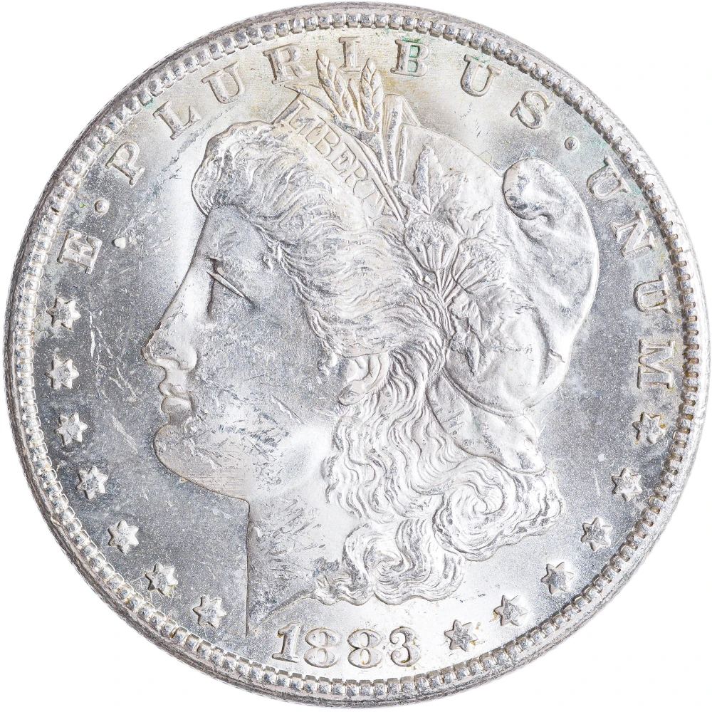 BU-62 1883-CC Morgan Dollar