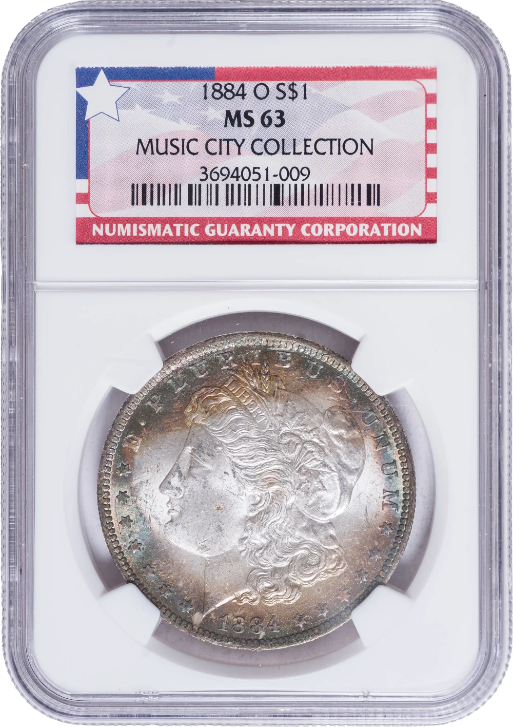 NGC MS-63 1884-O Morgan Dollar
