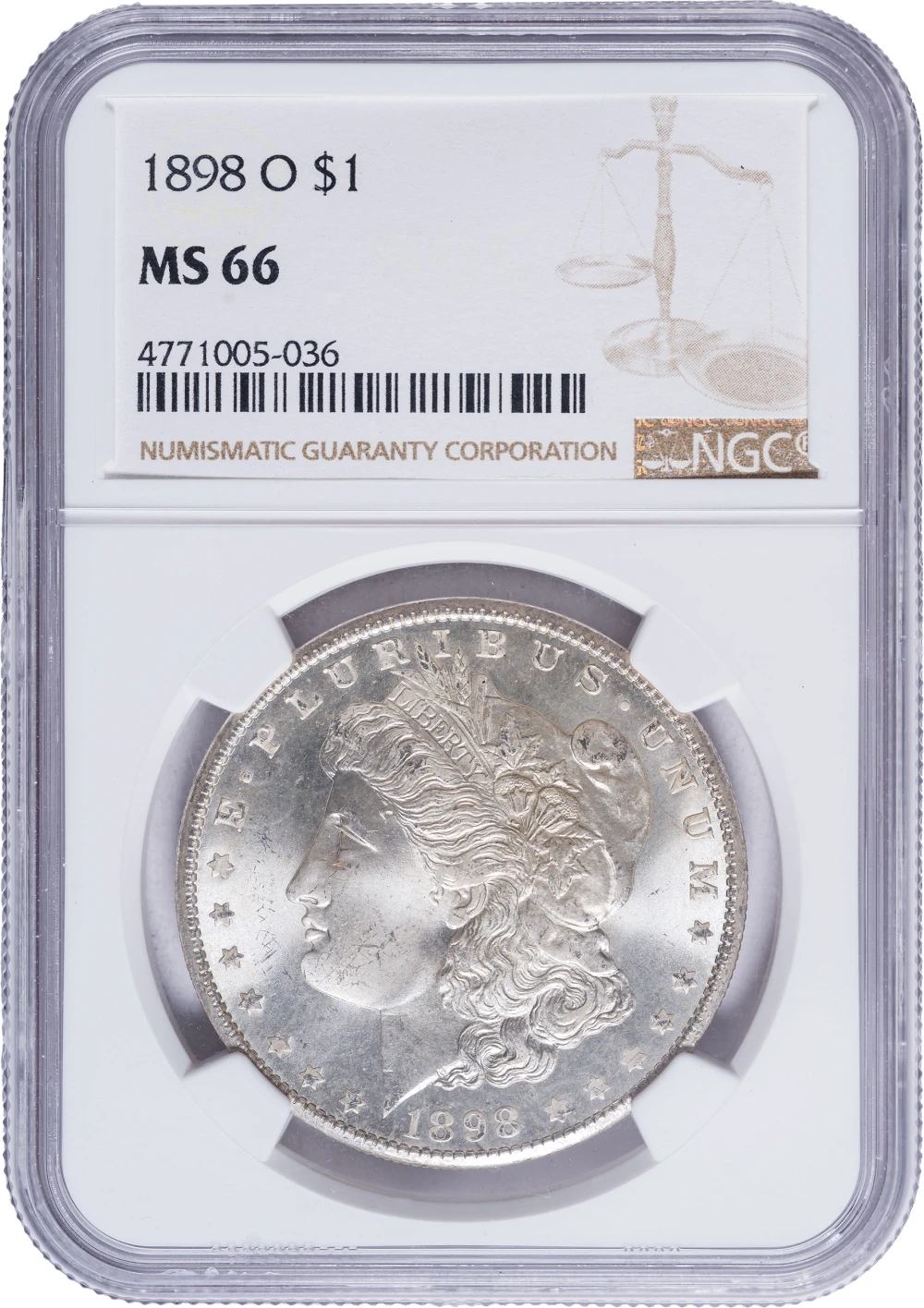 NGC MS-66 1898-O Morgan Dollar