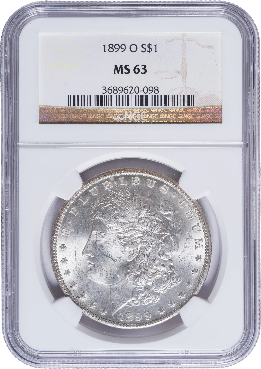 NGC MS-63 1899-O Morgan Dollar