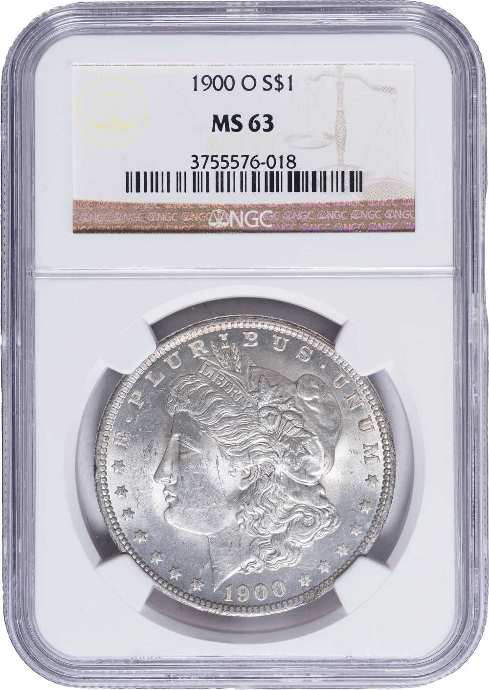 NGC MS-63 1900-O Morgan dollar