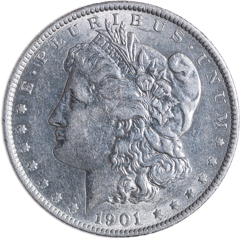 Choice AU-55 1901 Morgan Dollar