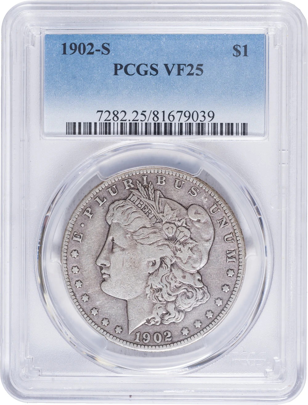 PCGS VF-25 1902-S Morgan Dollar