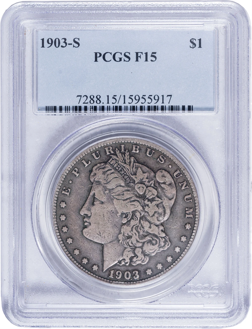 PCGS Fine-15 1903-S Morgan Dollar