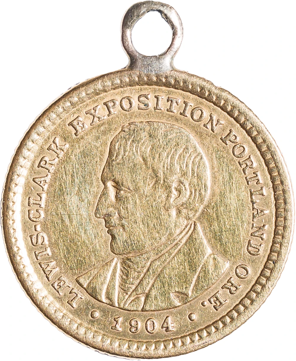 VF Looped 1903 Lewis & Clark $1 Gold