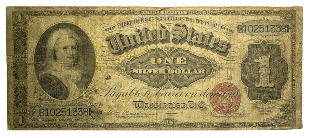 VG Series 1886 Martha Washington $1