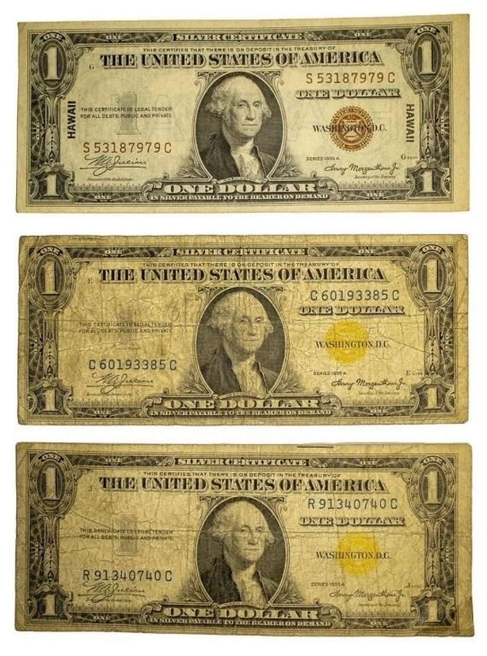 WWII Emergency $1 Trio