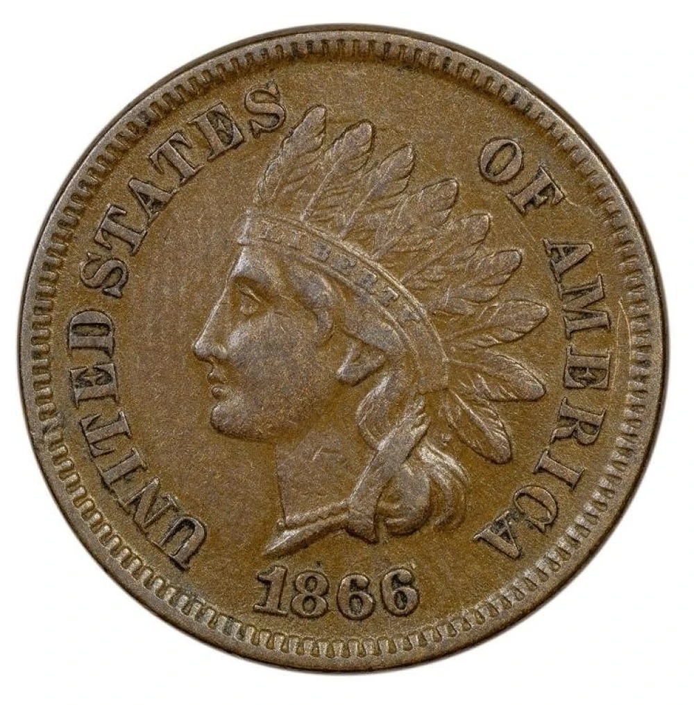 EF-40 1866 Cent