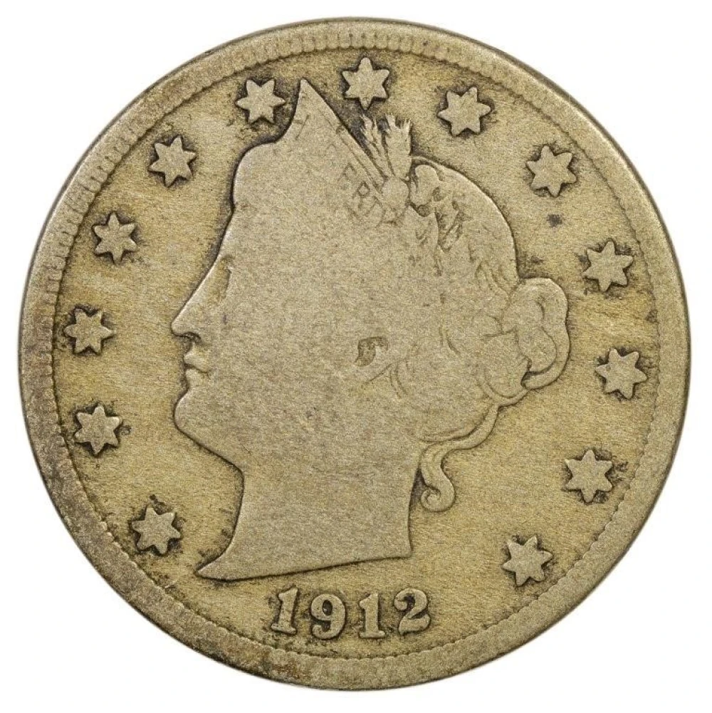 VG-8 1912-S Liberty Nickel