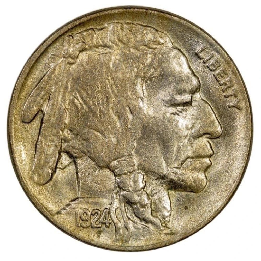 BU-62+ 1924 Buffalo Nickel