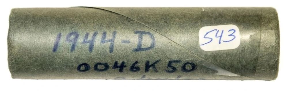 Bank Wrapped UNC Roll 1944-D Nickels
