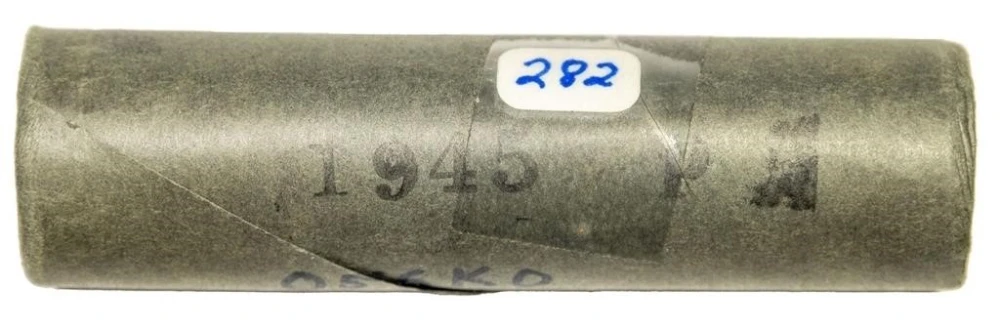 Bank Wrapped UNC Roll 1945-P Nickels