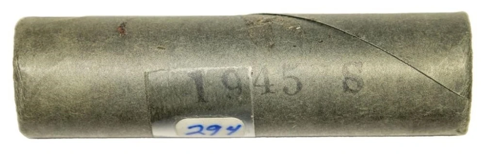 Bank Wrapped UNC Roll 1945-S Nickels