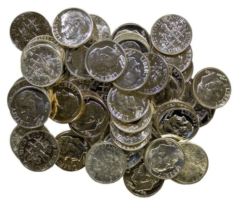 Proof Roosevelt Dime Roll